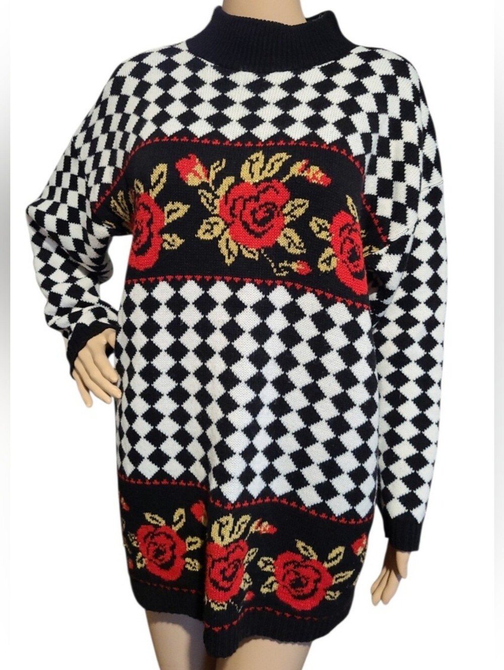 Trimmings CHECKER & ROSE Acrylic Sweater